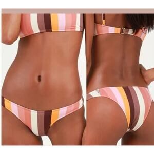 Womens Rhythm Sahara Multi Striped Bikini Size Medium